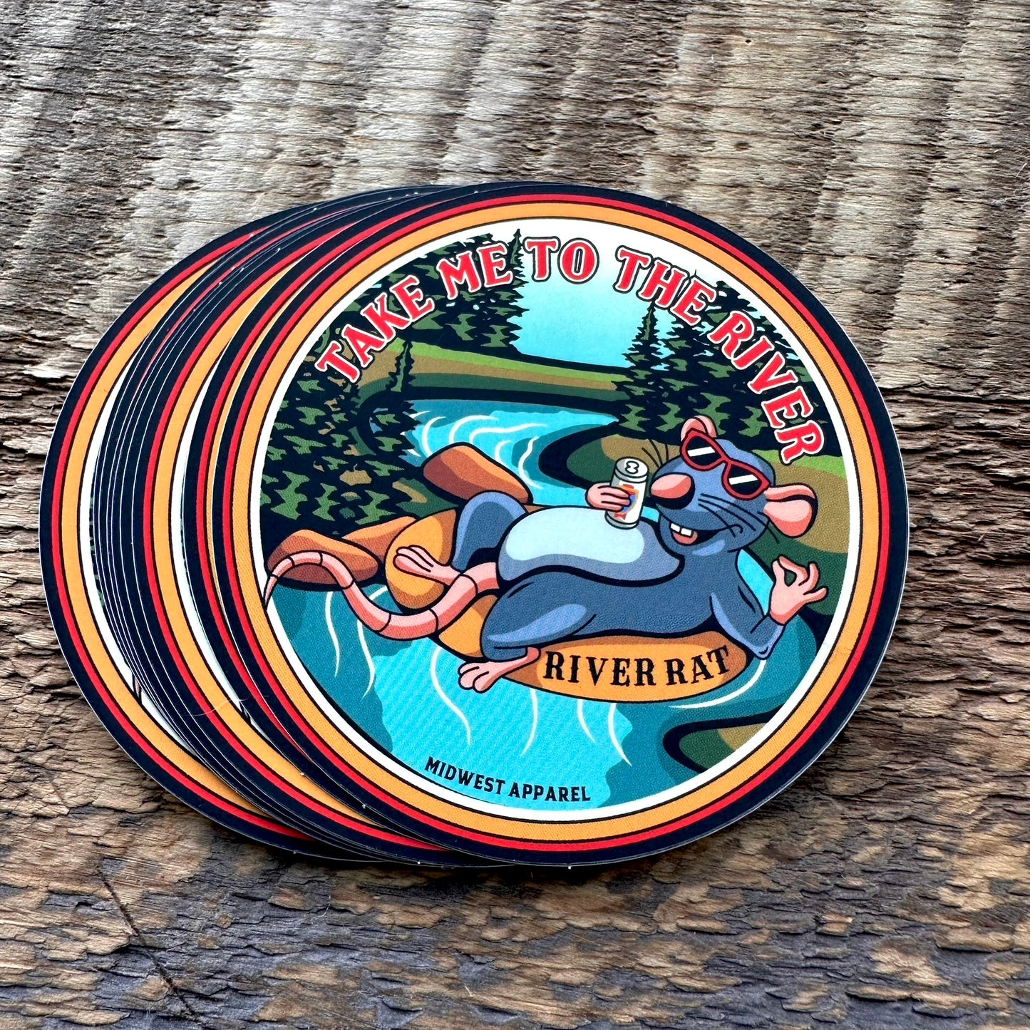 River Rat Sticker