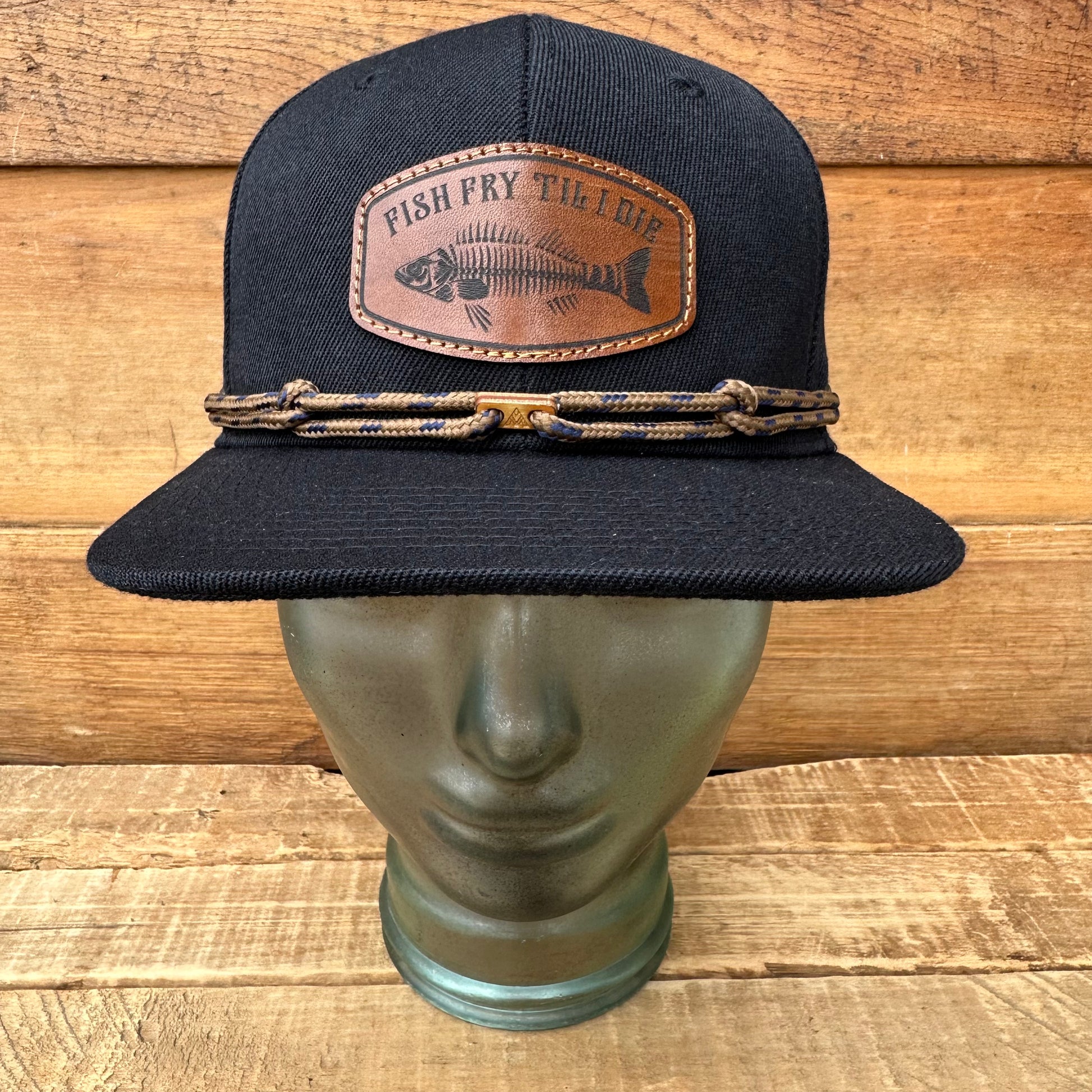 Fry Merchandise Hat- Black Fish Fry – Midwest Apparel