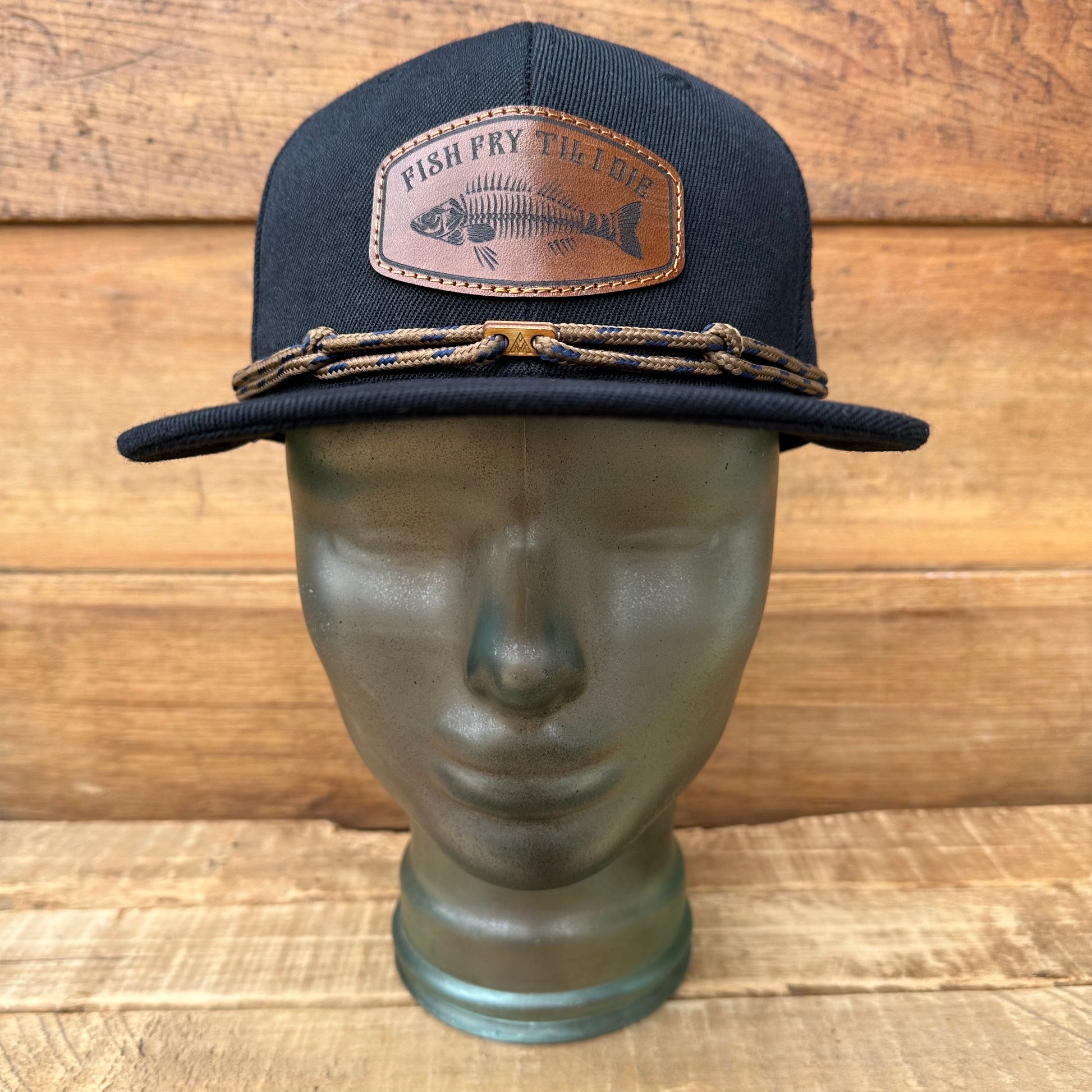 Fry Merchandise Hat- Black Fish Fry – Midwest Apparel