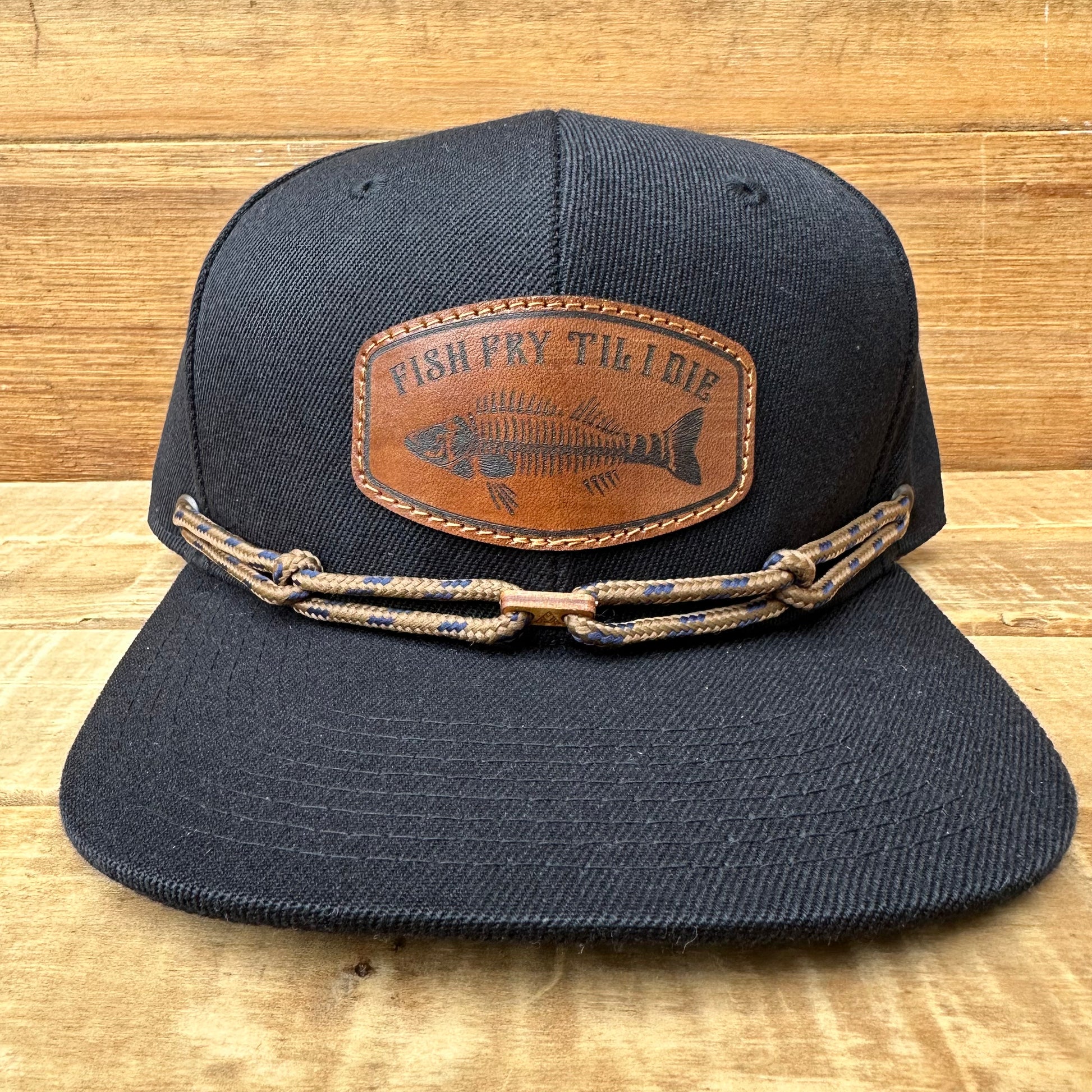 Fry Merchandise Hat- Black Fish Fry – Midwest Apparel