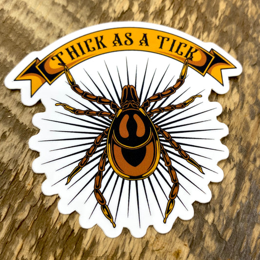 Thick Tick Sticker