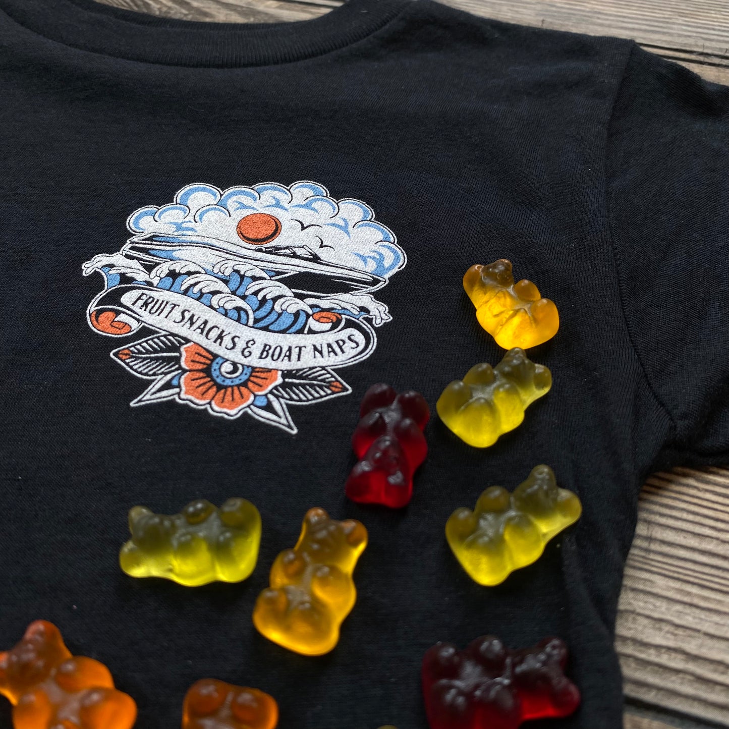 Fruit Snacks & Boat Naps Unisex Toddler Tee