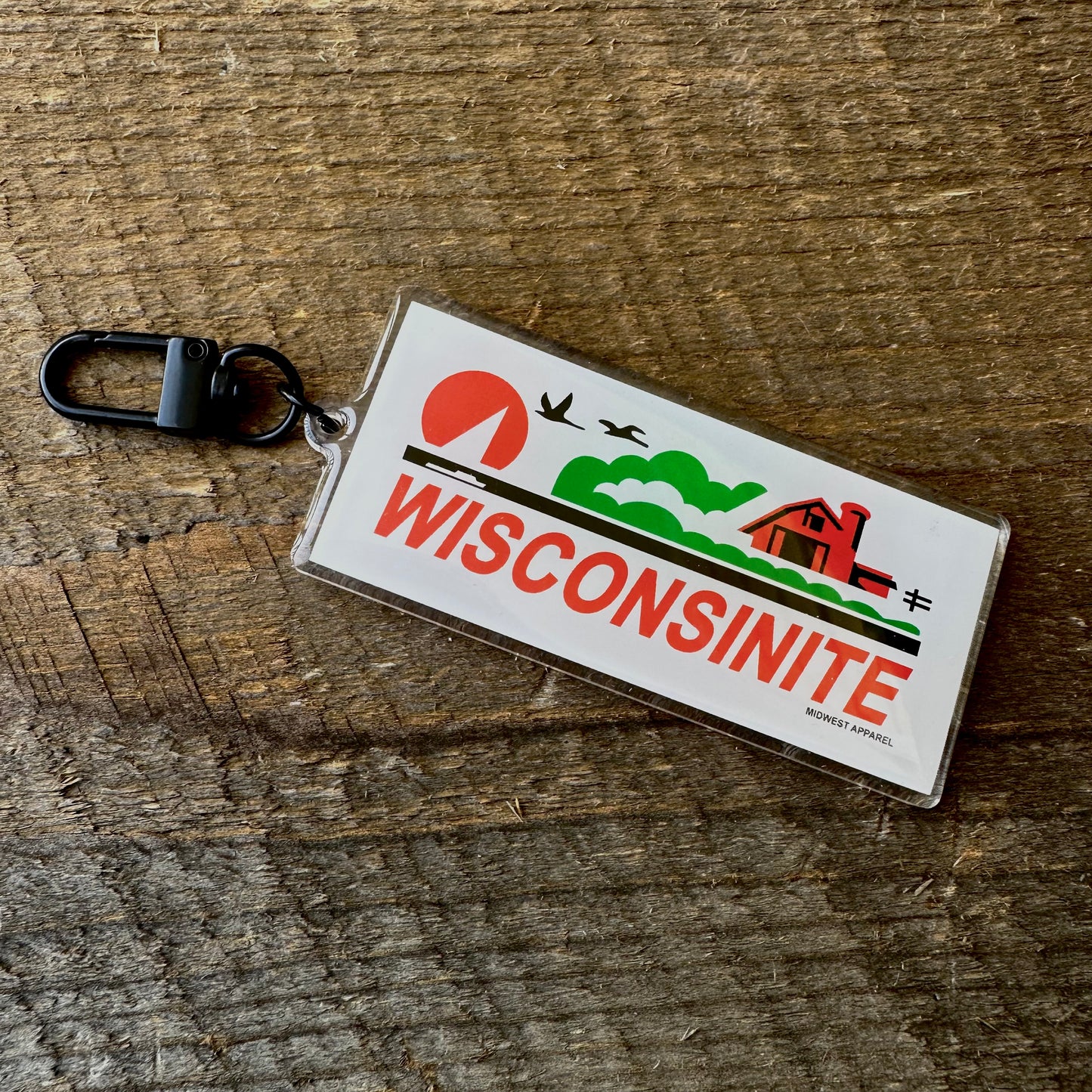 Wisconsinite Keychain