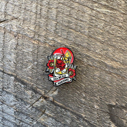 Old Fashioned Enamel Pin