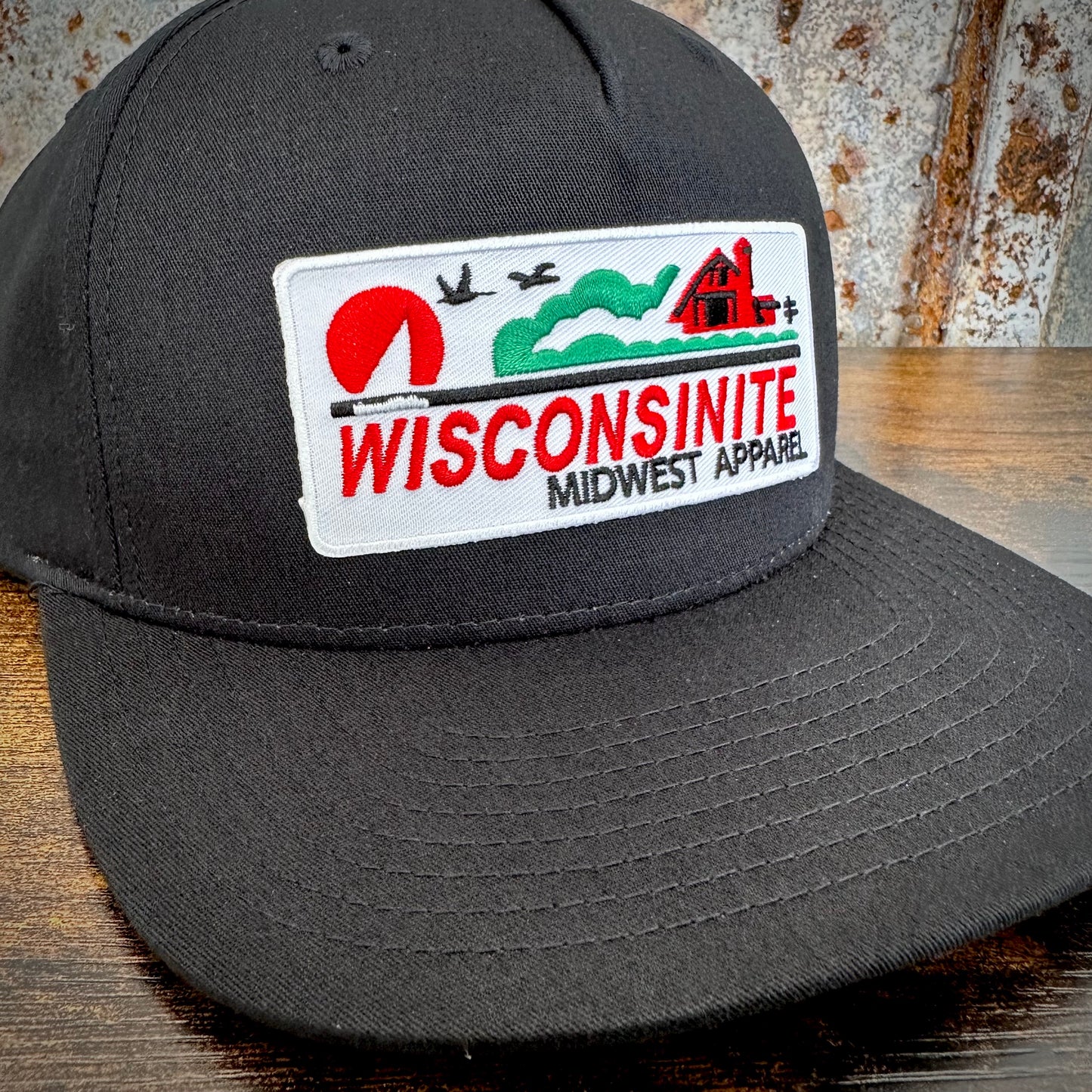 Wisconsinite Hat- All Black